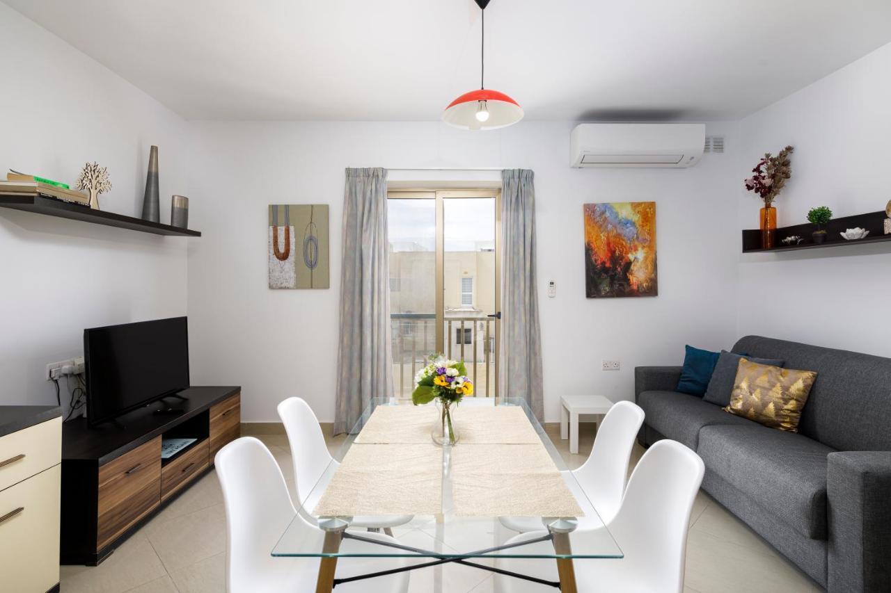 Hilltop Apartments - Stylish Comfort Living Close To The Sea, Bugibba San Pawl il-Baħar Zewnętrze zdjęcie
