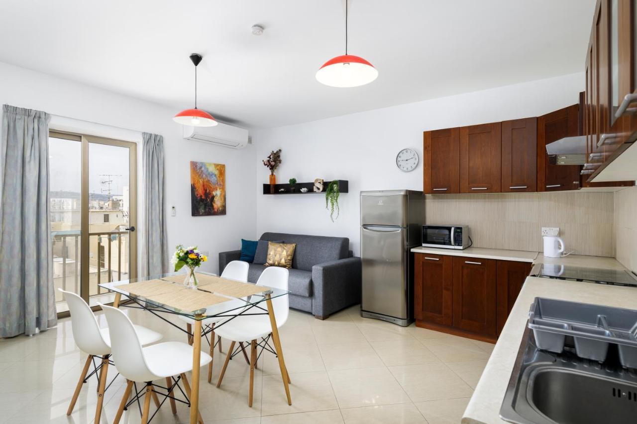 Hilltop Apartments - Stylish Comfort Living Close To The Sea, Bugibba San Pawl il-Baħar Zewnętrze zdjęcie